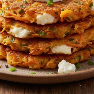 Tortitas de zanahoria y queso: fáciles, rendidoras y económicas para sobrevivir a la cuesta de enero