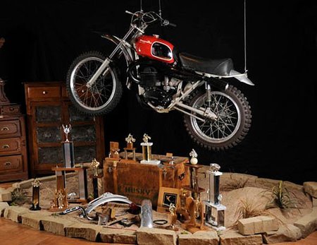 A la venta la Husqvarna 400 CR de Steve McQueen