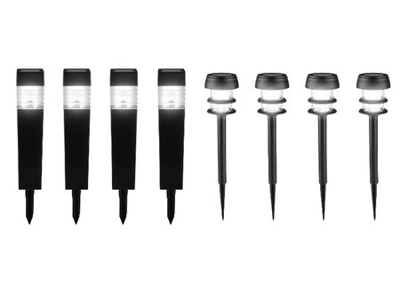 Luces solares LED, 4 piezas