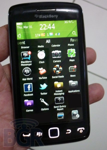 BlackBerry Touch en imágenes