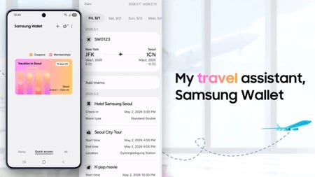 Samsung Wallet por fin añadirá soporte para viajes: muy pronto podremos llevar billetes de avión o tren en nuestros Galaxy