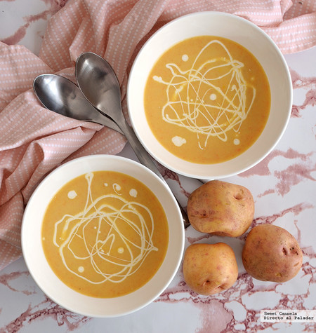 Crema de tubérculos. Receta