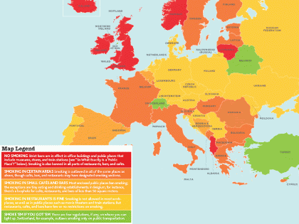 Restricciones europeas al tabaco