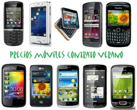 Comparativa precios de móviles más económicos para la campaña de verano 2012