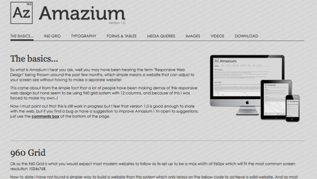Un framework bastante apañado para diseño web sensible (responsive)