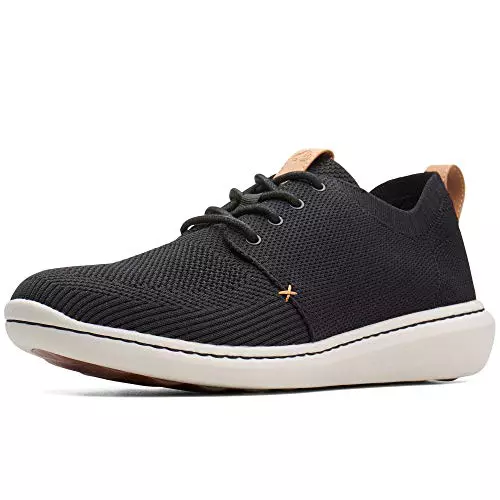 Clarks Step Urban Mix, Zapatillas para Hombre Negro (Black 00), 42 EU