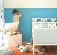 Pintura de pizarra para la habitación de los niños