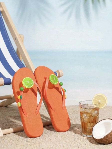Sandalias Shein Estilo Tropical