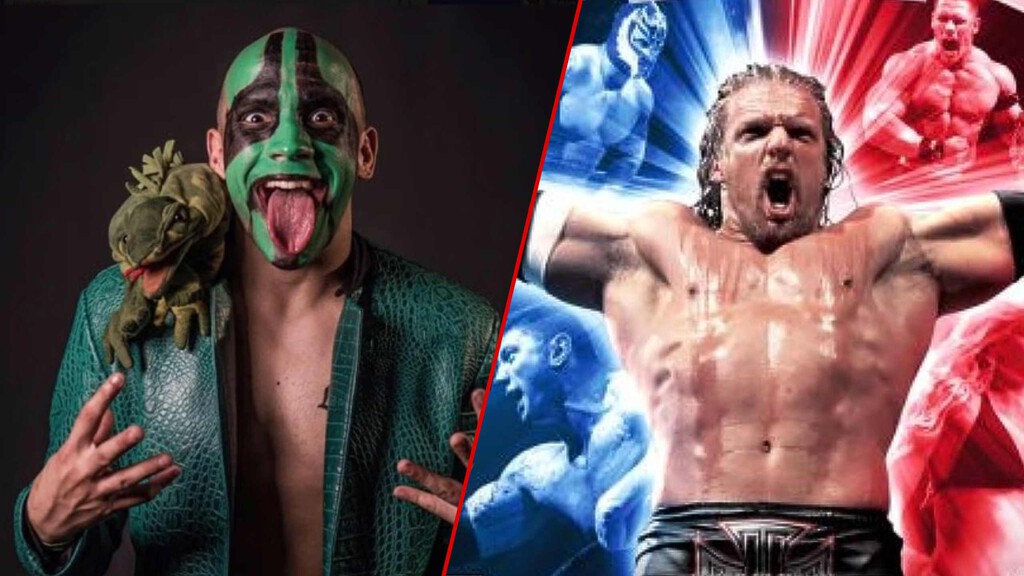Mr. Iguana, la nueva sensación de WWE, nació en PlayStation: el luchador mexicano creó su personaje usando el editor de personajes de un videojuego 