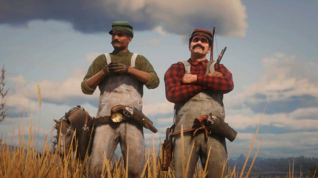 Encuentran a Mario y a Luigi tiroteados y pisoteados en el barro en Red Dead Redemption II. Las reacciones son maravillosas Encuentran a Mario y a Luigi tiroteados y pisoteados en el barro en Red Dead Redemption II. Las reacciones son maravillosas