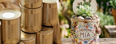 No tires tus latas de duraznos en almíbar vacías: transfórmalas en macetas para decorar tu hogar