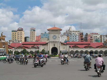 Comer en Ho Chi Minh City: el mercado de Ben Thanh