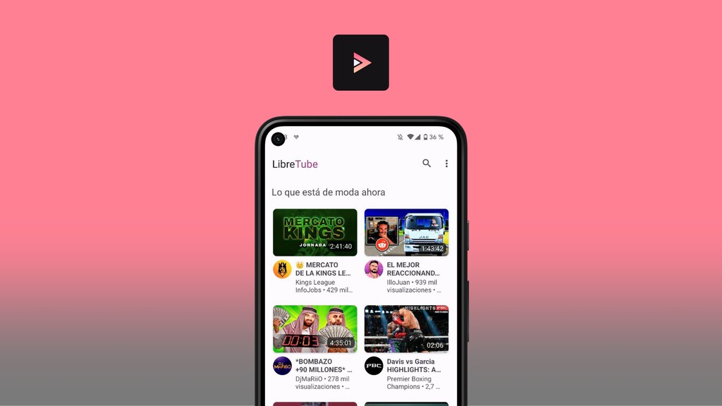La app de YouTube sin rastro de Google y sin los problemas de YouTube: LibreTube es el reproductor perfecto para tu Android