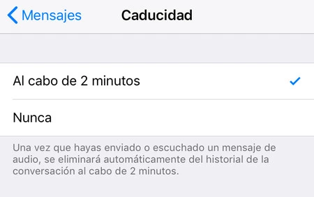 Ios Mensajes Caducidad Audio