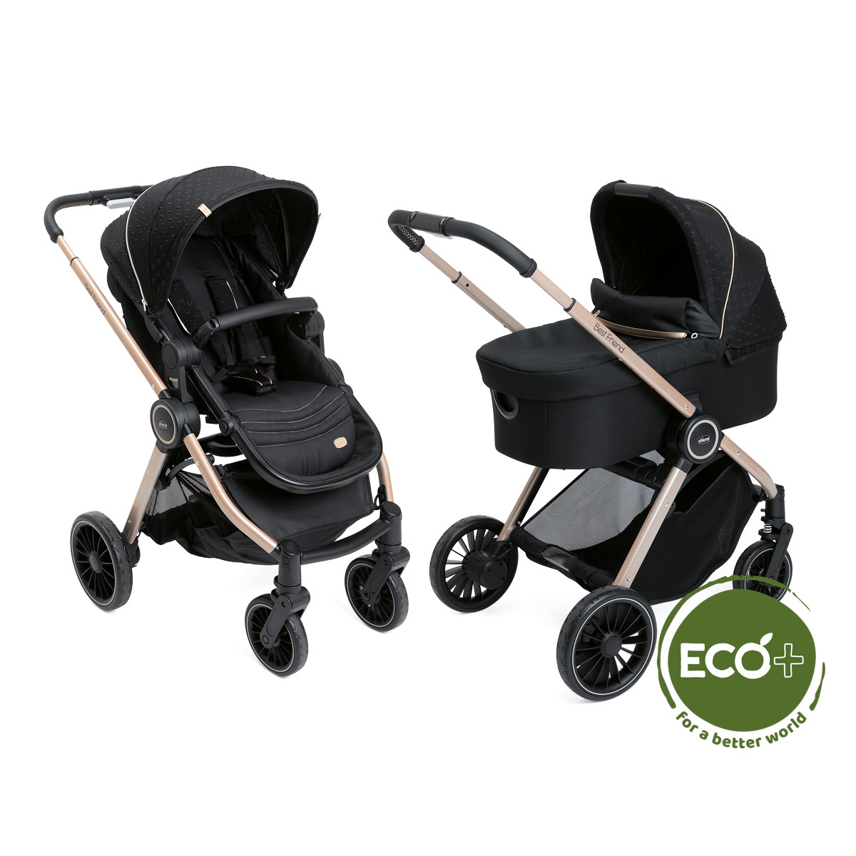 Chicco - Dúo Best Friend Pro Black Relux, en negro