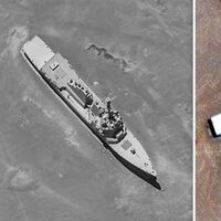 ¿Cómo ha llegado un buque de guerra de EEUU a un desierto en China?