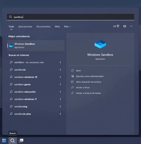 サンドボックスメニュー