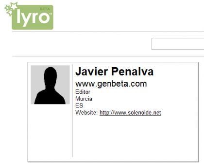 Lyro, tu tarjeta de presentación online