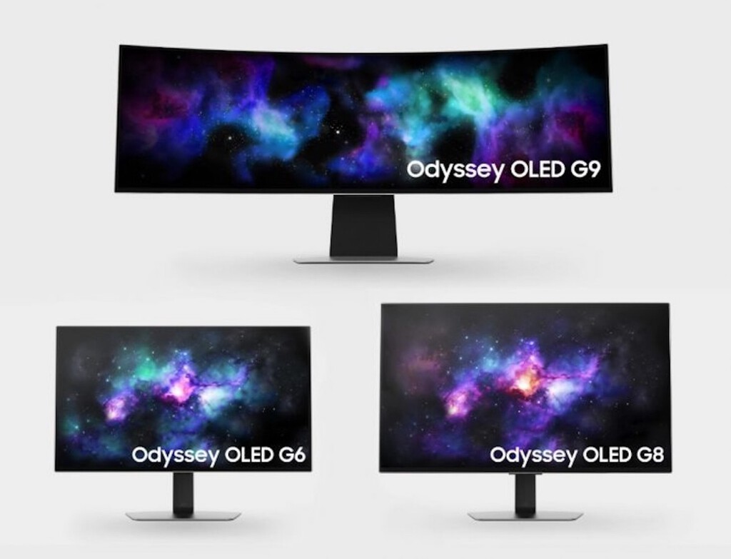 Samsung cambia el diseño de sus monitores Odyssey OLED para 2024: vuelven las pantallas planas