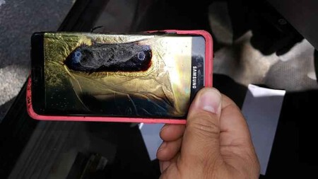 Galaxy Note 7 Incendio