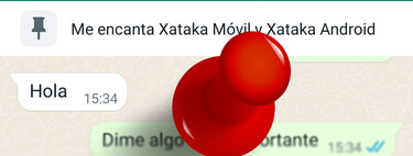 Probamos la chincheta de WhatsApp: así es la opción de fijar mensajes en un chat 