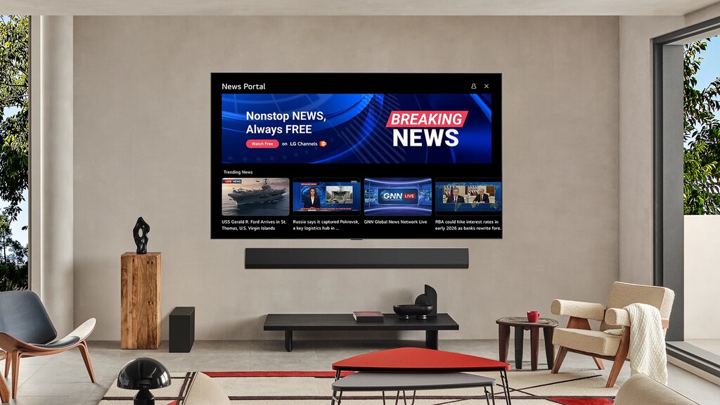 Si tienes un Smart TV de LG, llegan nuevas mejoras para webOS: un acceso más rápido a las noticias y un navegador más práctico 
