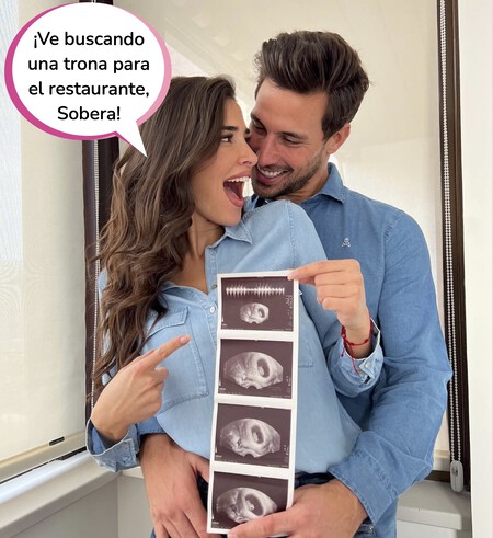 La presentadora de 'First Dates' Lidia Torrent y Jaime Astrain esperan su primer bebé: la divertida imagen con la que han anunciado la noticia