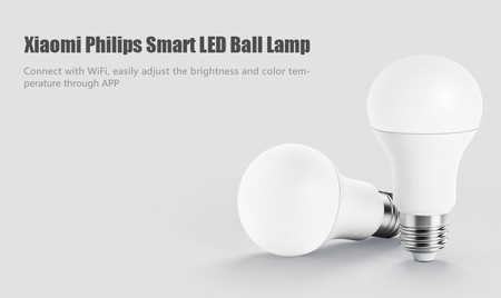 Oferta Flash: bombilla LED inteligente Xiaomi Philips Smart LED Ball Lamp por sólo 7 euros