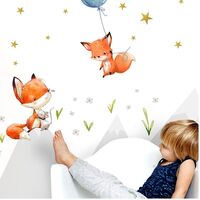 39 bonitos vinilos adhesivos para decorar las paredes de una habitación infantil