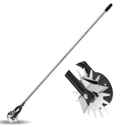 Cortador de bordes de césped con mango, cortadora de bordes con mango ajustable (100/135/170 cm)
