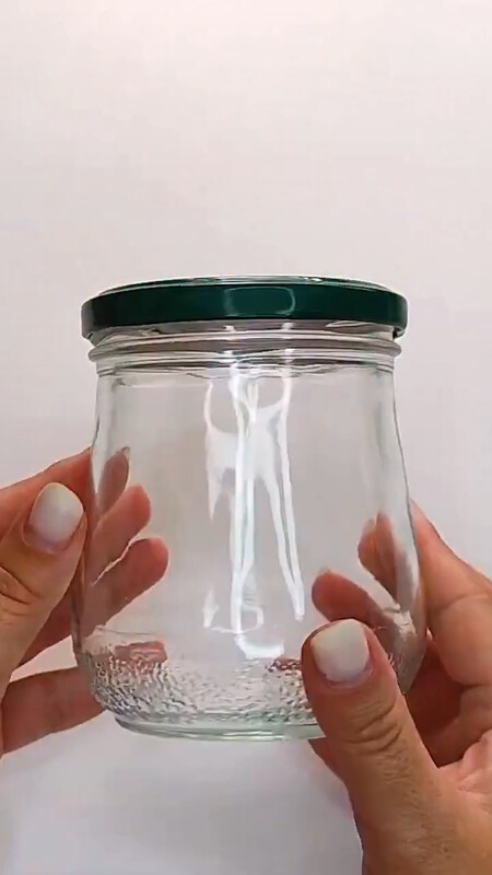 bote de cristal