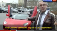 Este hombre quería regalarle el Lamborghini a Cristiano Ronaldo