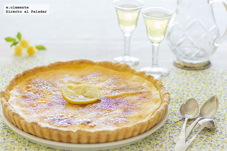 Tarta caramelizada de limón. Receta
