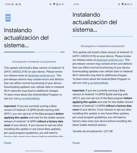 Android 15 Beta 1 Instalacion
