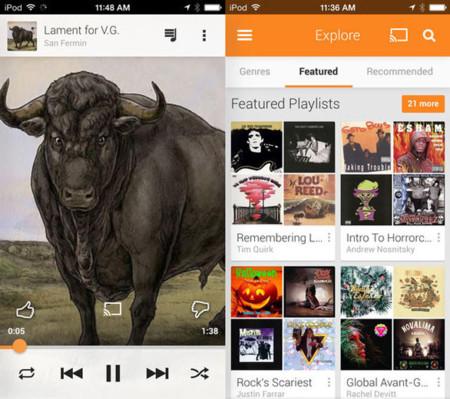 Google Play Music llega a iOS