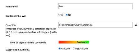 Cambio de clave en un router de Movistar
