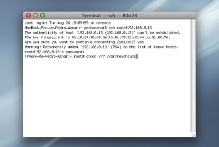 Cómo solucionar el problema de los passwords de PwnageTool 2.0.3