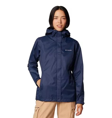 Columbia Arcadia II Chaqueta, Escudo Impermeable, Material Transpirable, Costuras Selladas, Ajuste Personalizado, Diseño Plegable - Mujer