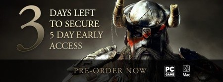 Tan solo restan tres días para el acceso anticipado a The Elder Scrolls Online