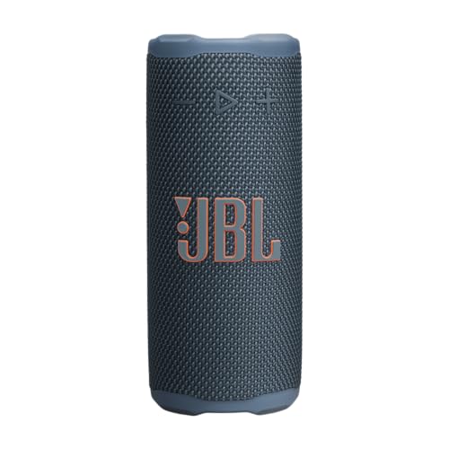 JBL Grip, Altavoz Bluetooth Compacto, Sonido JBL Pro, AI Sound Boost, Resistencia al Agua IP68, luz Ambiental, autonomía de 14 h, conexión Multi-Altavoz Auracast, aplicación JBL Portable, Azul