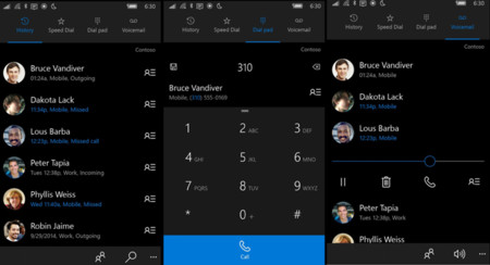 La aplicación Teléfono de Microsoft se actualiza para los dispositivos que cuenten con Windows 10 Mobile