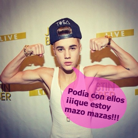 A Justin le salvan los Biebers de milagrito