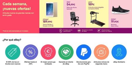 Nuevas ofertas en eBay este fin de semana: las 14 mejores