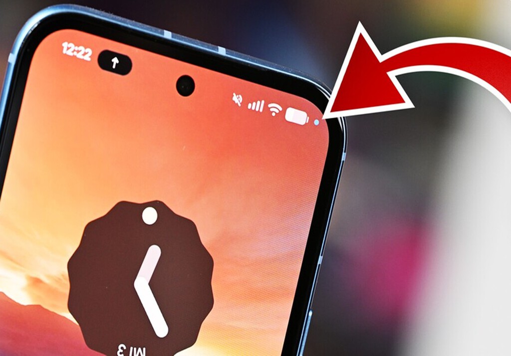 Pronto verás un punto azul en la parte superior de tu teléfono Android; esto es lo que significa