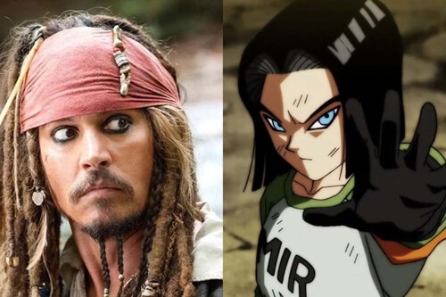 Dragon Ball Johnny Depp Androide 17