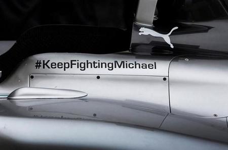 #KeepfightingMichael, el mensaje de Mercedes a Michael Schumacher