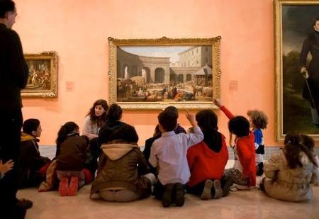 Del uno de agosto al quince de septiembre los niños invitan a sus padres en el Thyssen