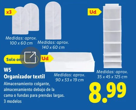 Organizador Para Ropa Folleto Lidl