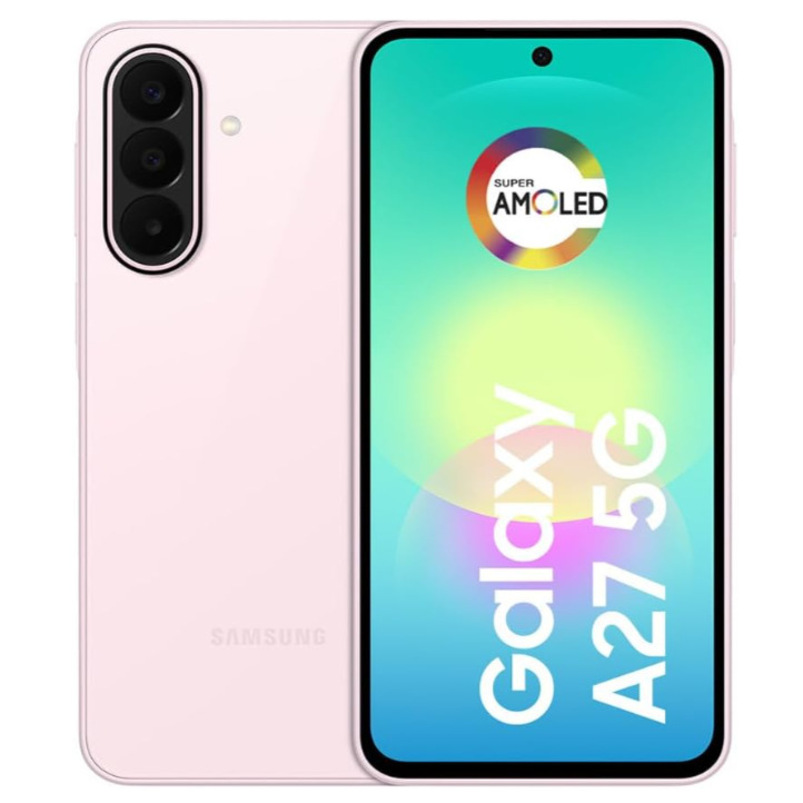 Samsung Celular Galaxy A27 5G 128GB, câmera tripla de 50MP, processador Snapdragon 6 Gen 3, feito para durar! 