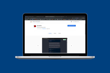 Scrroll In es una extensión para que nunca olvides por dónde te has quedado al navegar en una página web